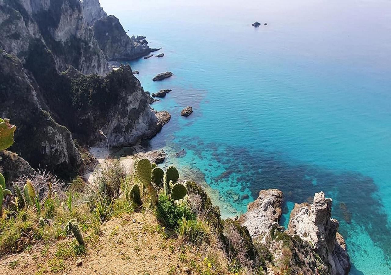 Ninfa Sul Mare Apartments 50 M E T R I Dal Mare Best Breakfast And Free Parking Capo Vaticano Exterior foto