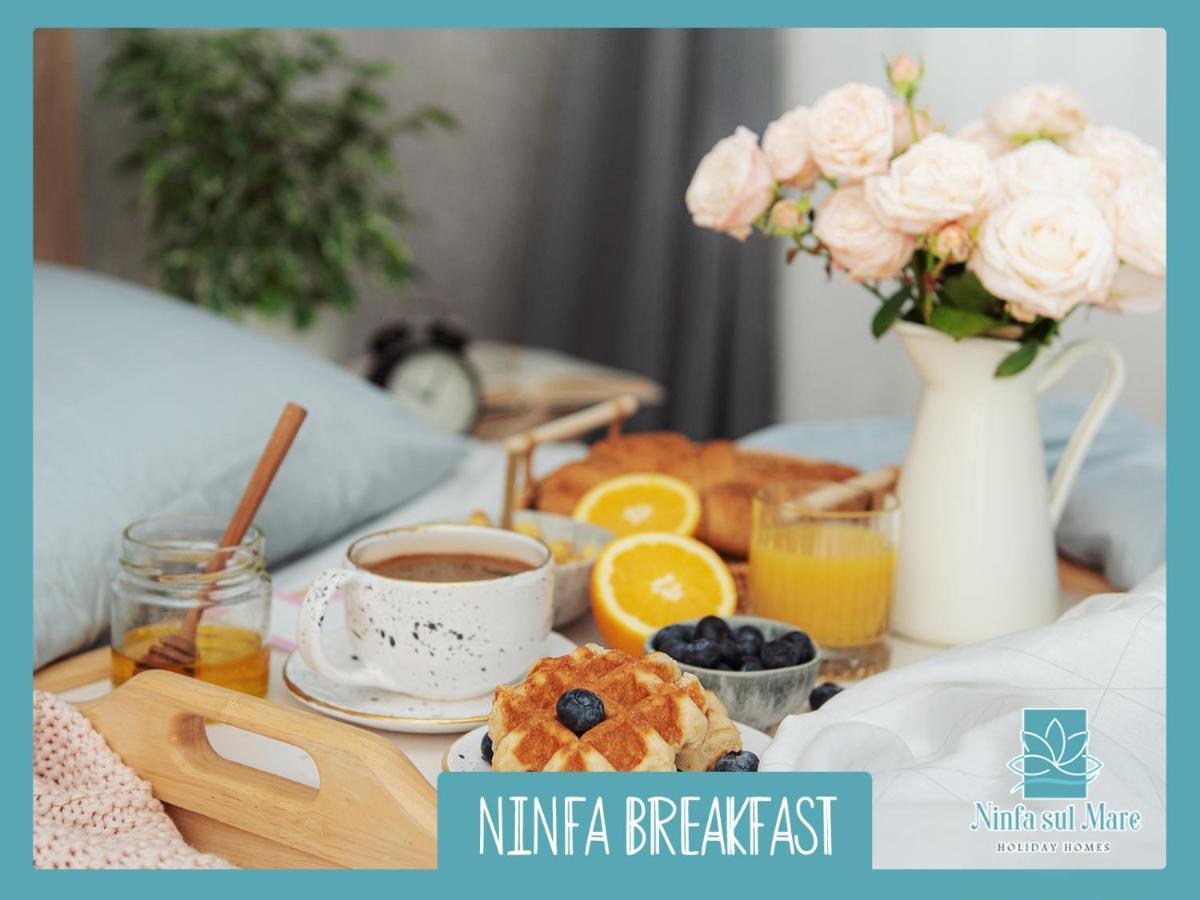 Ninfa Sul Mare Apartments 50 M E T R I Dal Mare Best Breakfast And Free Parking Capo Vaticano Exterior foto
