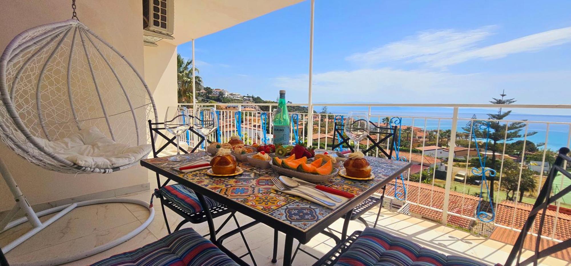 Ninfa Sul Mare Apartments 50 M E T R I Dal Mare Best Breakfast And Free Parking Capo Vaticano Exterior foto