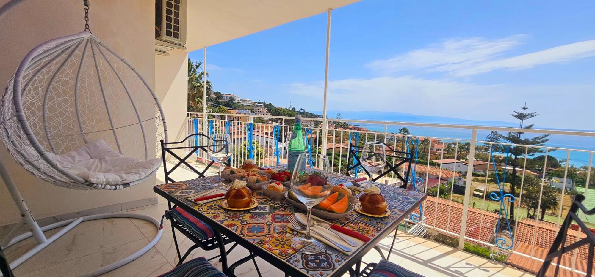 Ninfa Sul Mare Apartments 50 M E T R I Dal Mare Best Breakfast And Free Parking Capo Vaticano Exterior foto